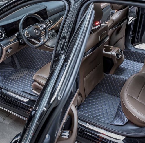Black & Blue Diamond Autoo Car Mats Set photo review